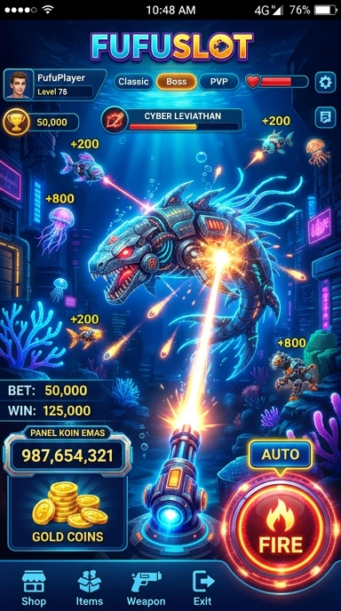 fufuslot — layar beranda